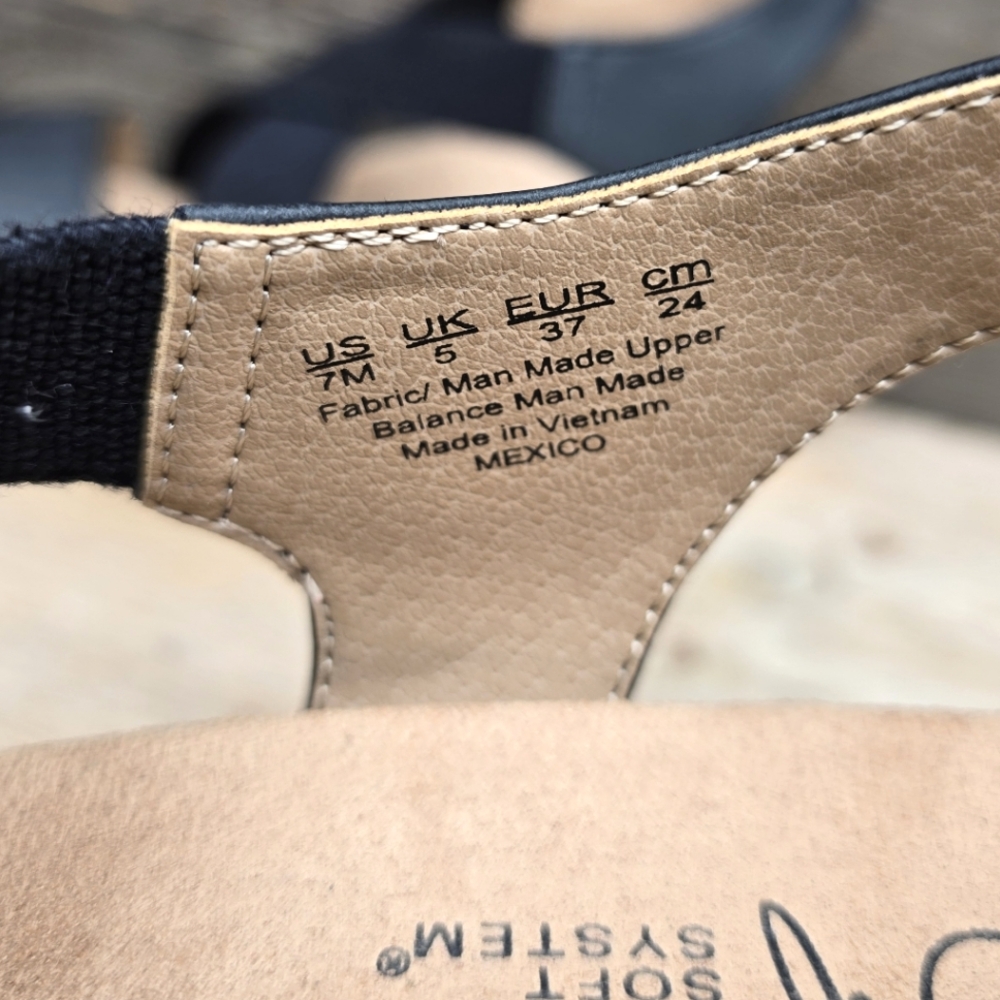 Life Stride NEW Mexico Modern Coastal Minimalist Cork Wedge Comfort Sandal 7M - Picture 14 of 16